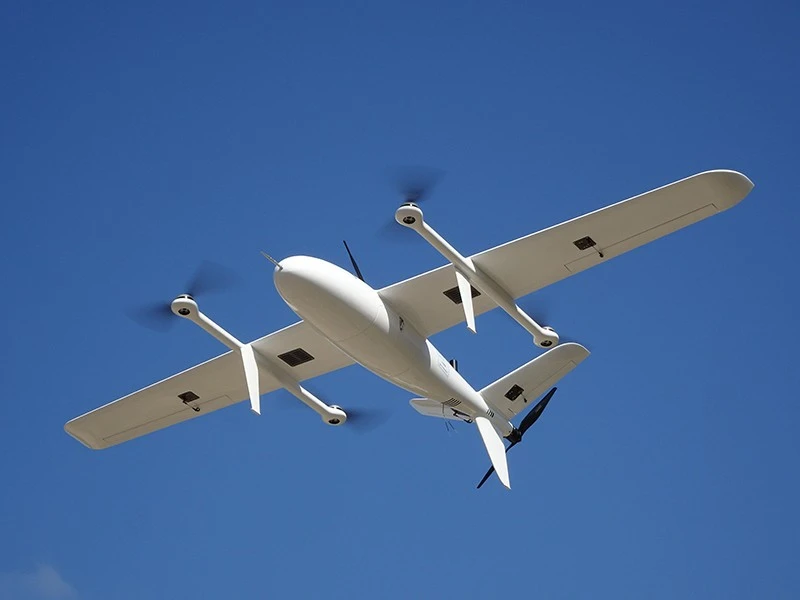 Sparnų ilgis VTOL fiksuotas{0}}sparno žvalgybos UAV su naudingos apkrovos galimybe